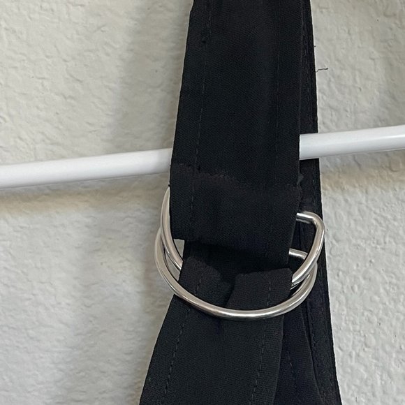 A.L.C. Sander Buckle Strap Midi Dress in Black - Picture 8 of 8